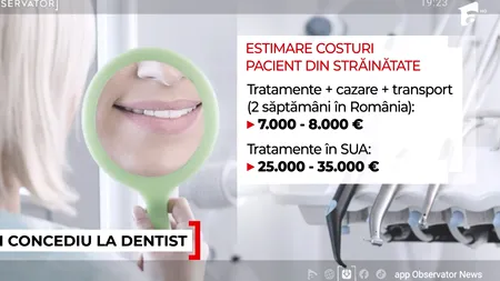 În concediu, la dentist. Zeci de mii de turiști vin, anual, în România, să-și rezolve problemele dentare