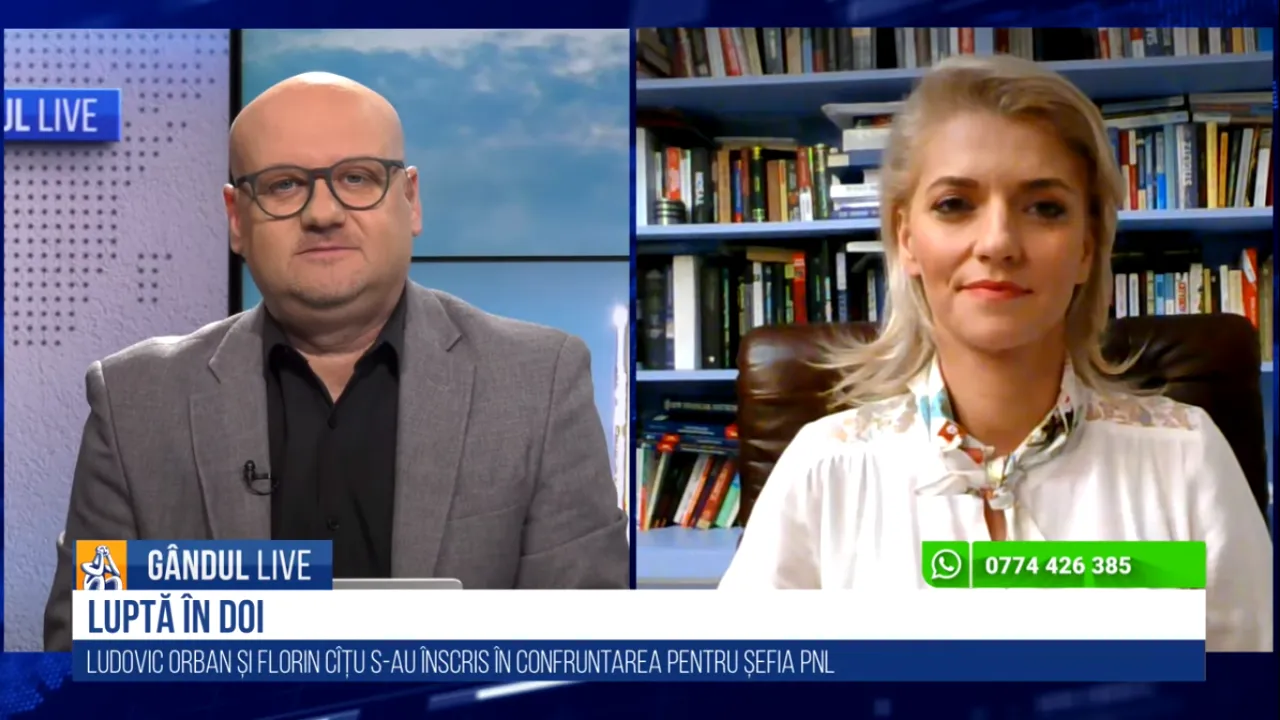 GÂNDUL LIVE. Alina Gorghiu: Avem obligația să venim cu altfel de resurse. Florin Cîțu este un suflu nou în PNL / Ionel Dancă: Nevoia de reformă este continuă