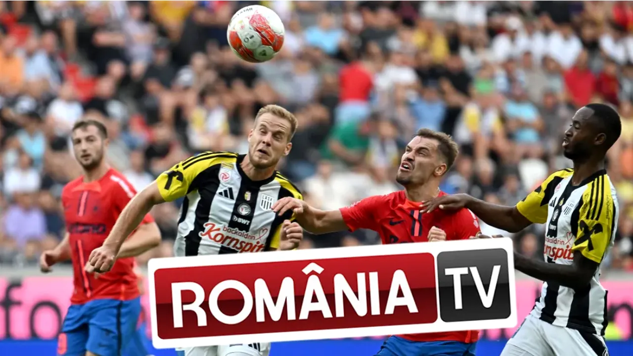 România TV, lider de AUDIENȚĂ cu meciul calificării FCSB în grupele Europa League