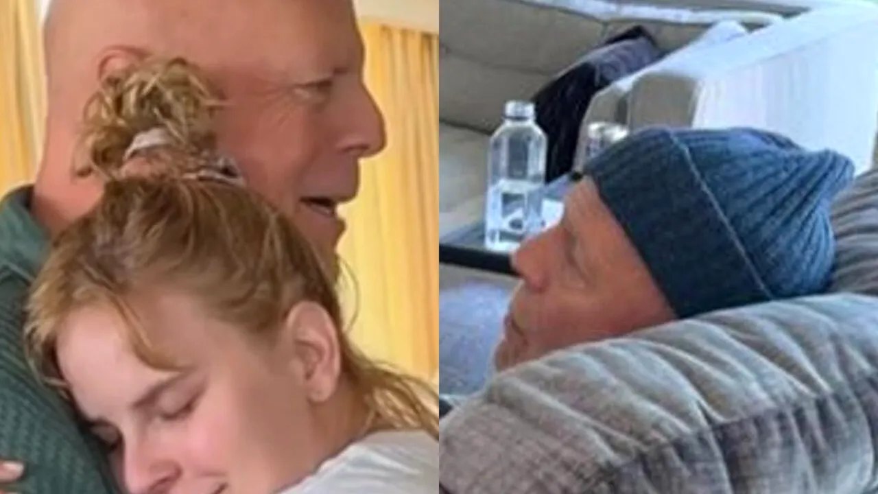 Imagine rară cu Bruce Willis. Fiica sa a publicat fotografiile pe Instagram