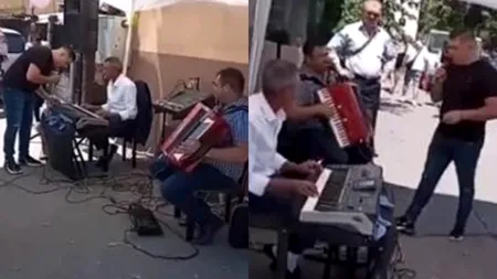 VIDEO | Nuntă pe stradă cu manele și lăutari, chiar sub geamul SRI și IPJ Cluj! „Nu mai avem respect față de valori”