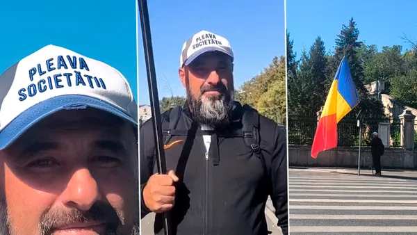 Un al treilea stegar dac şi-a făcut apariţia în poarta Parlamentului. Ce revendicări are