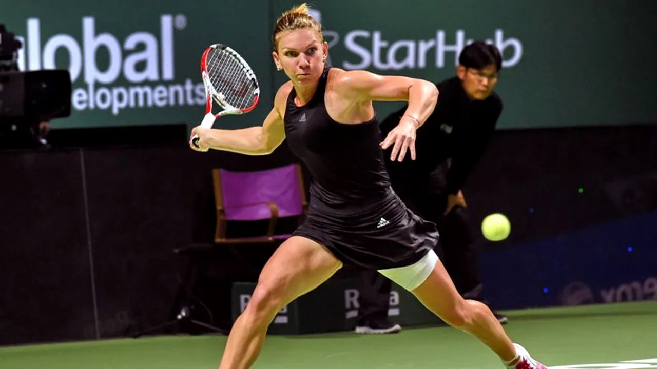 SIMONA HALEP - SERENA WILLIAMS, FINALA TURNEULUI CAMPIOANELOR LIVE. Halep: Știu că Serena va fi mult mai concentrată decât în primul meci
