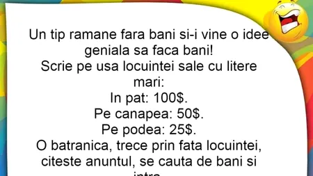 BANCUL ZILEI | Idee genială de făcut bani