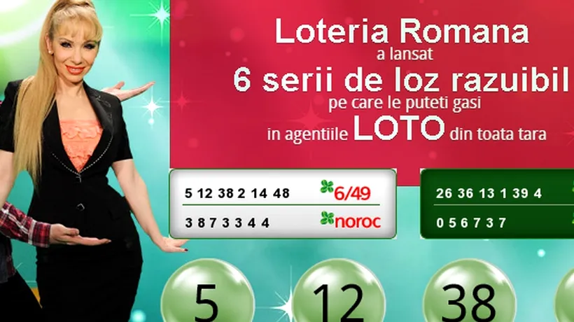 Loto, Loto 6/49. Numerele extrase pe 7 august. Report de 4,4 milioane de euro la Loto 6 din 49