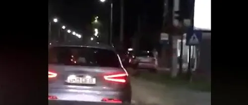 DOI COCALARI într-o mașină de București ÎMPUȘCĂ oameni pe stradă. Imaginile filmate de un martor în trafic au ajuns și la polițiști