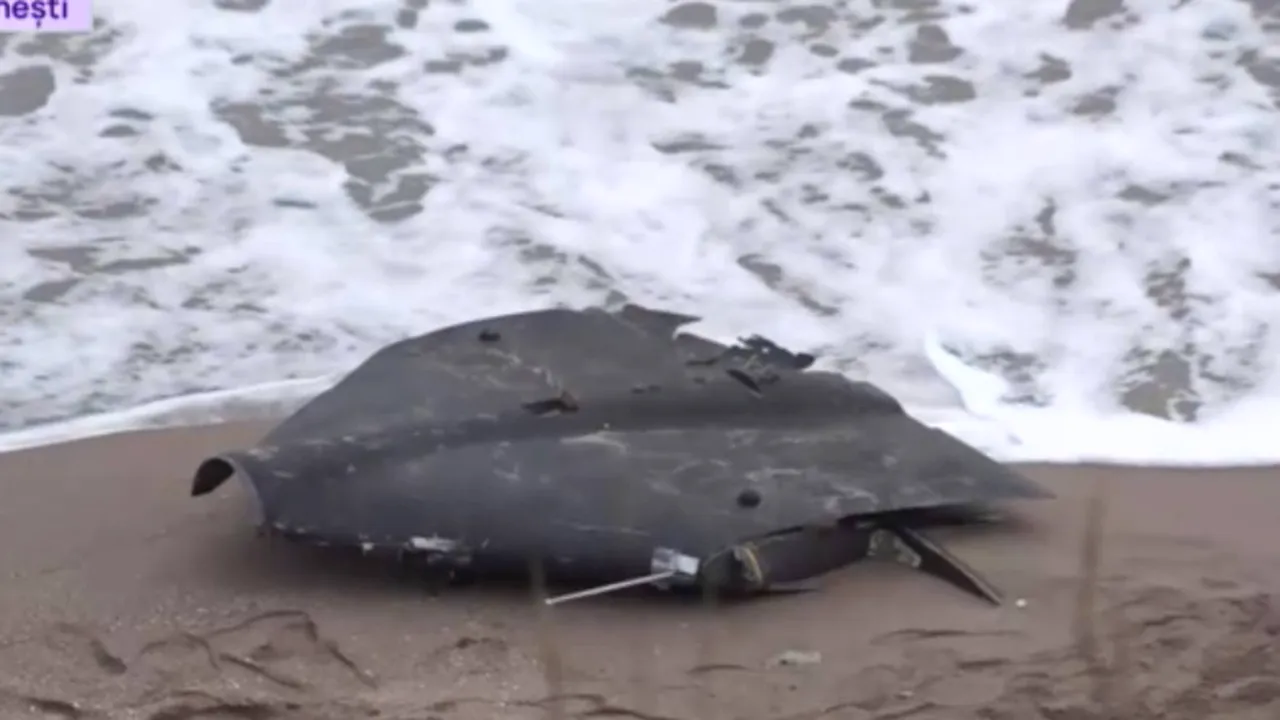 O nouă alertă la Marea Neagră. Fragmente de dronă militară, descoperite de la Costinești. Parchetul de pe lângă Curtea de Apel Constanța face verificări