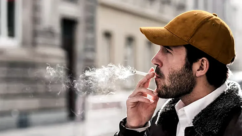 Ce se întâmplă, de fapt, dacă FUMEZI 20 de țigări în fiecare zi. Ce a pățit bărbatul din imagine