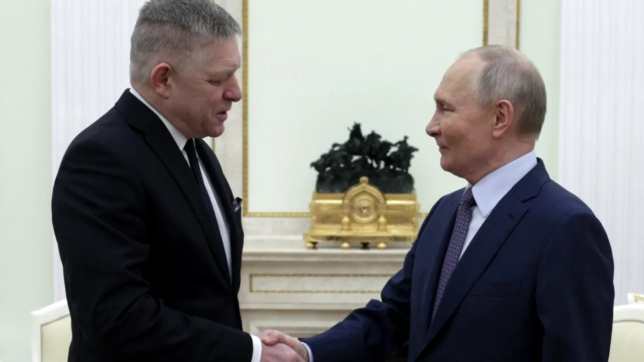 Premierul Slovaciei, vizită CONTROVERSATĂ la Moscova. Robert Fico s-a întâlnit cu Vladimir Putin