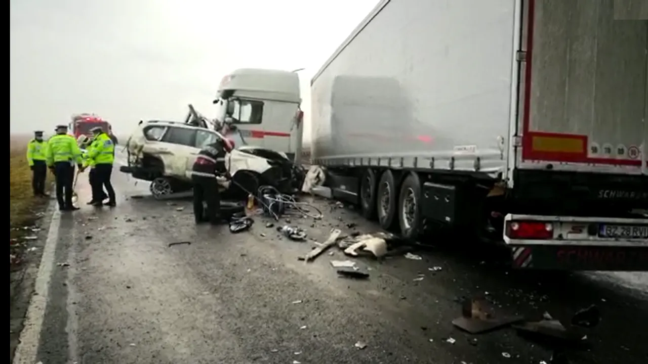 Accident rutier în Brăila. Două persoane au murit, iar alte doua au fost rănite