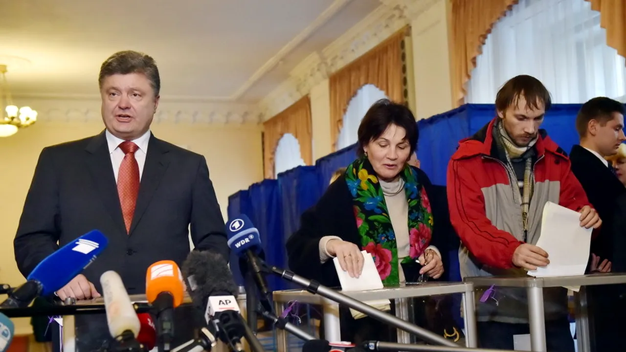EXIT-POLL UCRAINA: Partidele prooccidentale câștigă alegerile