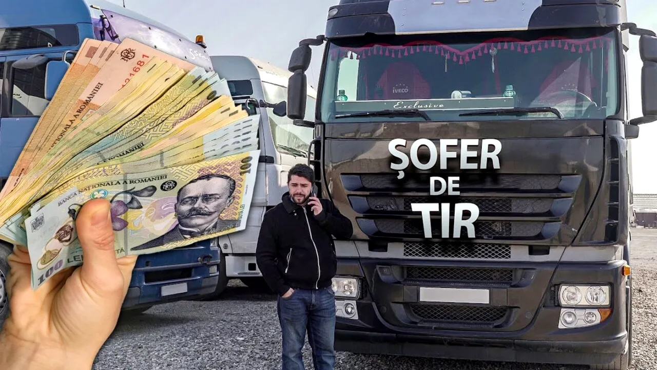 Ce salariu are un șofer de TIR în România, acum, în 2023. Câți lei primește lunar, de fapt