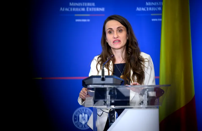 Oana Țoiu, ministrul de Externe al României / foto: Mediafax Foto