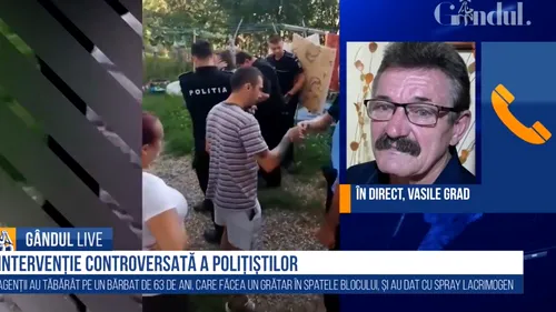 GÂNDUL LIVE. Intervenție controversată a polițiștilor la Hunedoara! Un bărbat de 63 de ani susține că a fost agresat în timp ce se afla la grătar în spatele blocului: „M-au făcut praf!” (DECLARAȚII EXCLUSIVE)