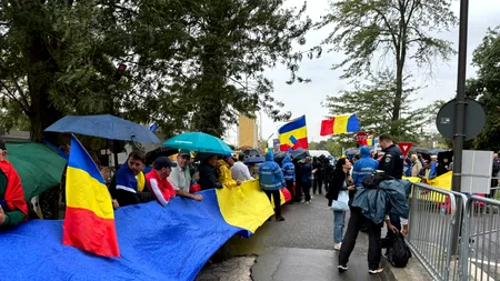 Jandarmii au dat amenzi simpatizanților lui Călin Georgescu adunați în fața poliției din Ilfov: 