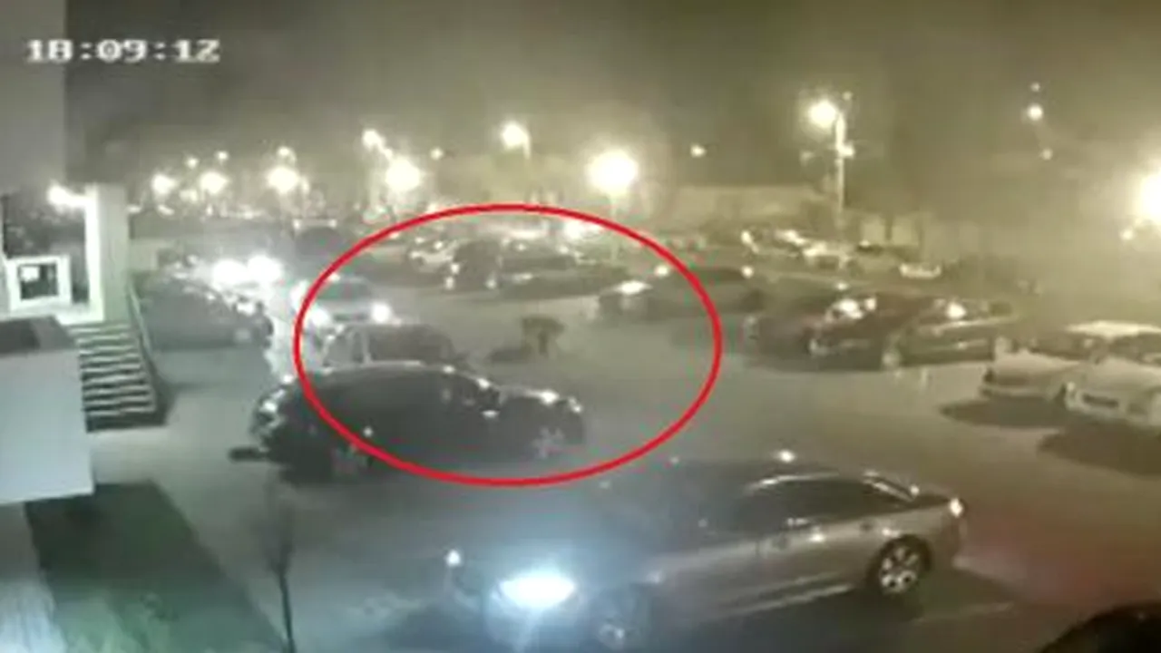 Atacul polițistului local din Oradea asupra soției sale, surprins de camerele de supraveghere! (VIDEO)