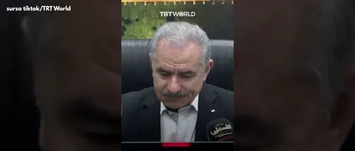 VIDEO | Premierul palestinian Mohammed Shtayyeh izbucnește în plâns, în ședința cabinetului