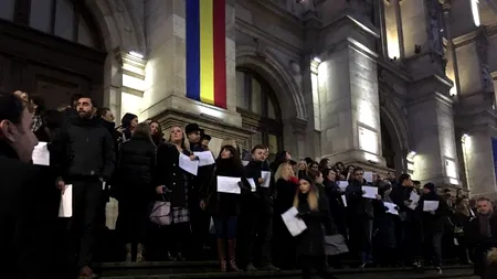 Gest fără precedent. Sute de magistrați protestează în București față de modificările la Legile Justiție. VIDEO