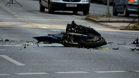 Motociclist mort într-un accident teribil pe DN6, în apropiere de Timișoara