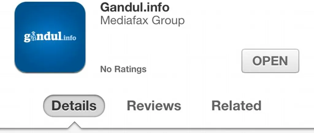 Descarcă aici noua aplicație Gandul.info pentru iPhone