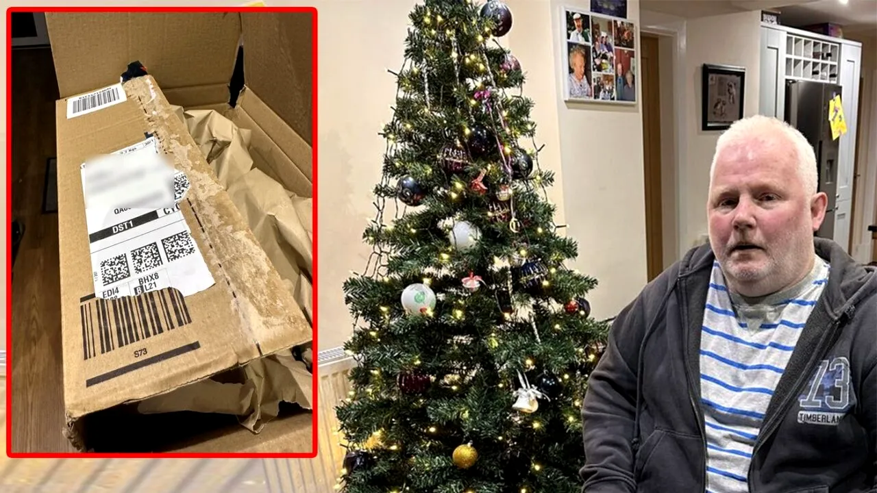 Bărbatul din imagine a comandat un laptop MacBook Pro, cadou de Crăciun pentru fiica lui. Ireal ce a primit, de fapt