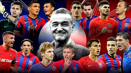 Tu faci echipa FCSB all-time! Cei mai buni 22 de fotbaliști roș-albaștri din cei 22 de ani cu Gigi Becali! Patronul-antrenor alege în fiecare etapă!