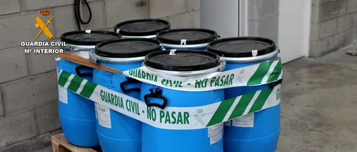 Peste 3,2 tone de catinonă de sinteză au fost confiscate în Spania. Este cea mai mare captură a acestui drog în Europa