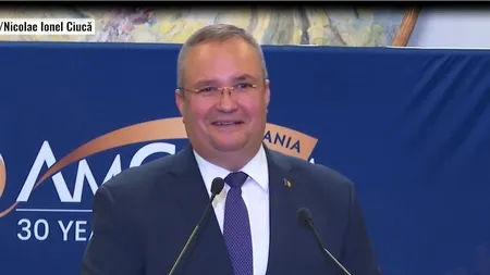 VIDEO | Nicolae Ciucă: ”La următoarea întâlnire cu membrii Camerei de Comerţ Americane o să îl trimit pe ION”