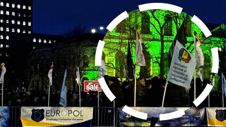 Polițiștii și militarii au protestat în fața guvernului împotriva modificării Legii pensiilor militare: Toți românii l-ar vrea pe Bolojan la pușcărie