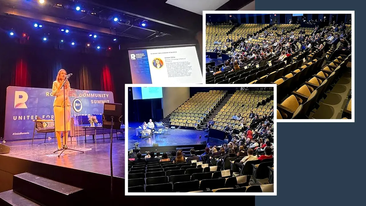 Imaginile dezastrului diplomatic din SUA. Țoiu, ignorată la Chicago. Omagiu pentru Kirk, cu sala goală. În țară nu a suflat o vorbă despre crimă. Nici ea, nici MAE, nici Guvernul, nici Președinția