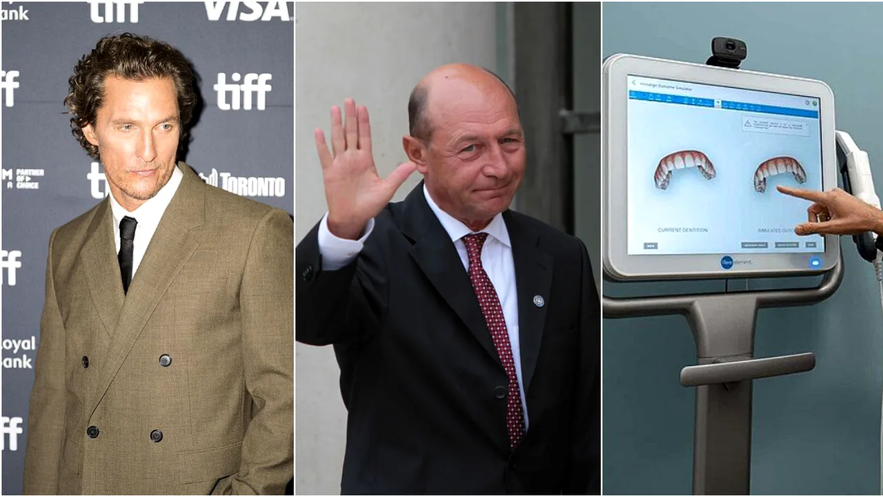 4 NOIEMBRIE, calendarul zilei: Matthew McConaughey împlinește 56 de ani, Traian Băsescu 74. Este patentată prima coroană dentară din aur