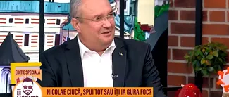 Pe cine ar vota Nicolae CIUCĂ, dacă nu ar avea voie să se aleagă pe sine. „Pe Marcel CIOLACU, pentru că doar noi intrăm în TURUL DOI”