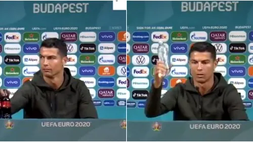 Ronaldo și Pogba, criticați de UEFA. Organizatorii EURO 2020 cer ca jucătorii să nu mai respingă produsele sponsorilor