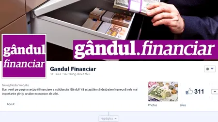 Abonează-te pe Facebook la pagina Gândul Financiar pentru a fi la curent cu știrile economice ale momentului