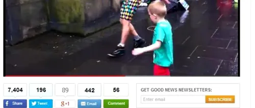 VIDEO. Spectacol de zile mari făcut de un băiețel care s-a alăturat unui dansator din Marea Britanie