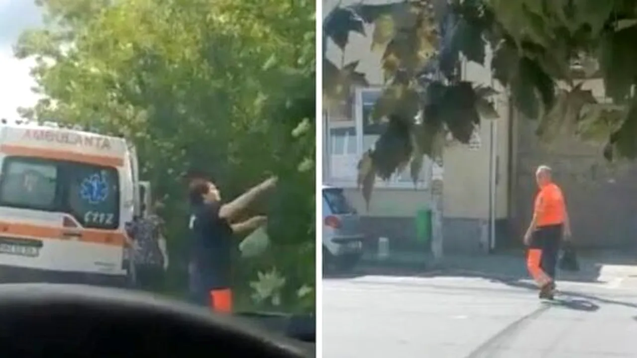 Situație revoltătoare la Oradea. Autospecială care transporta un pacient bolnav, oprită pentru ca asistenta să culeagă flori