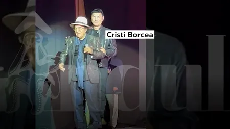 EXCLUSIV VIDEO. Cântărețul italian Al Bano i-a invitat pe Marius Vizer și pe Cristi Borcea pe scena Sălii Palatului