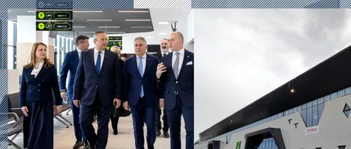 Ciucă a inaugurat Terminalul 4 de la Aeroportul Iași/PSD Iași: Încercare DISPERATĂ de asemănare cu o ședință de partid