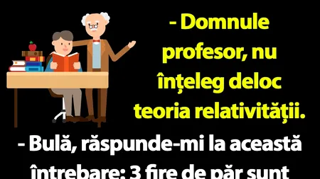 BANC | Bulă și teoria relativității