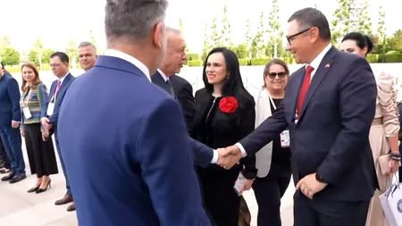 Președintele Turciei i-a STRÂNS mâna de nenumărate ori lui Victor Ponta. Fostul PREMIER al României i-a vorbit în turcă lui Recep Erdogan