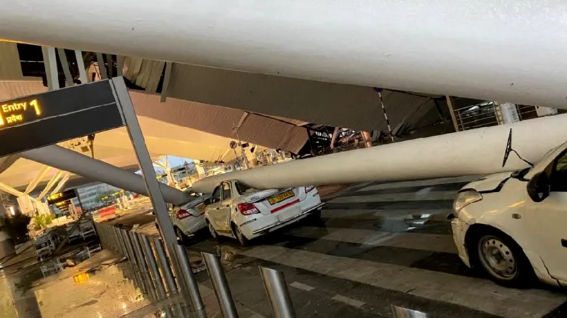 Imagini HALUCINANTE! Acoperișul aeroportului s-a prăbușit! O persoană a murit, altele sunt rănite