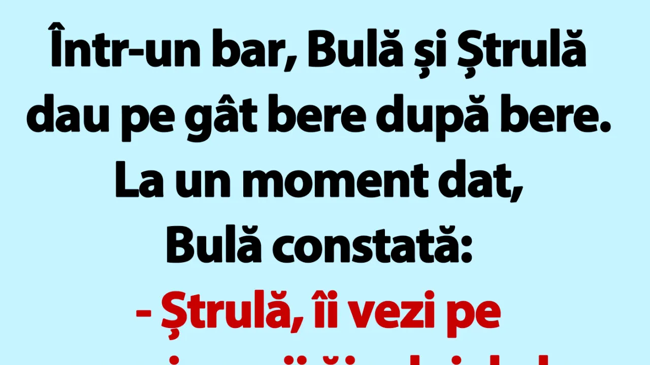 BANC | Bulă, Ștrulă și pensionarii de vis-a-vis