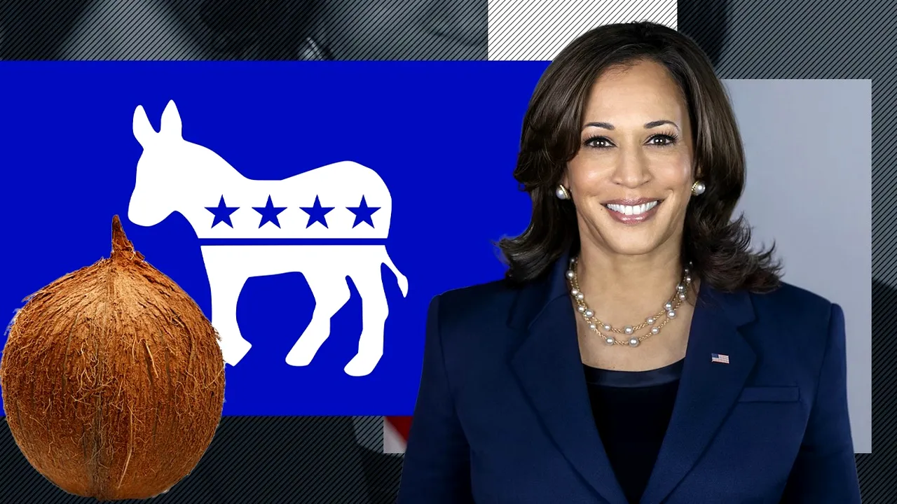 Val de glume pe seama Kamalei Harris și a nucii de cocos:„ Nu știu ce este în neregulă cu voi, tinerii. Credeți că ați picat din COCOTIER?”