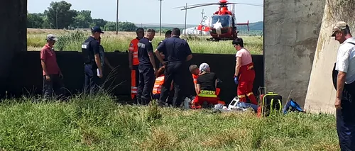 VIDEO | Un copil de 11 ani s-a înecat într-un râu din județul Galați. La fața locului a fost chemat și un elicopter SMURD