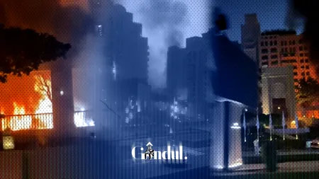 Un hotel de lux din Dubai lovit de resturile unei rachete iraniene interceptate a luat foc: 4 persoane rănite