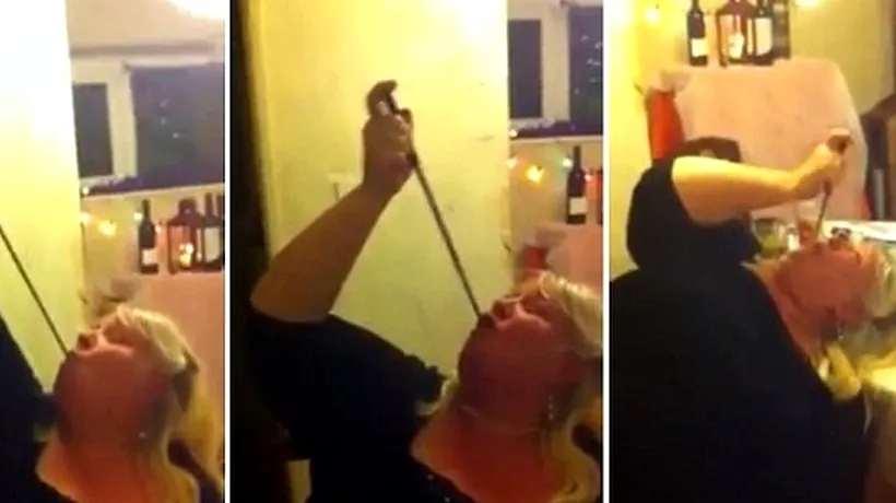 O femeie a făcut un truc neobișnuit pentru a-și distra familia. Ce obiect a reușit să înghită