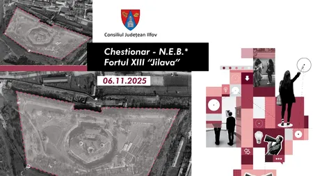 (P) Consiliul Judeţean Ilfov invită cetăţenii la consultare publică pe tema Fortului 13 Jilava