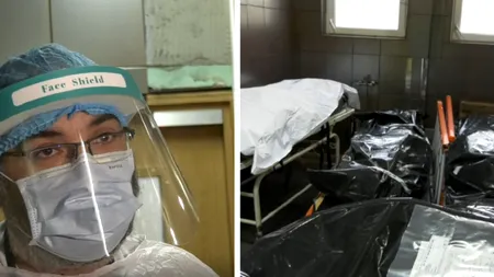 VIDEO| „Asta înseamnă imunizare naturală. Nevaccinații sunt cei care mor, nu cei vaccinați”. Mărturiile asistentului autopsier care a filmat sacii cu trupurile morților de COVID