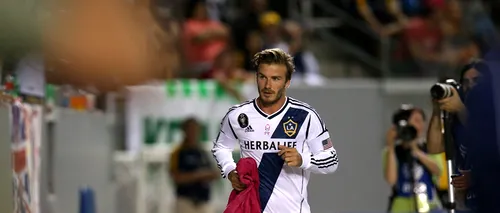 Beckham părăsește Los Angeles Galaxy. Vreau să trăiesc o ultimă provocare înainte de a-mi încheia cariera de fotbalist