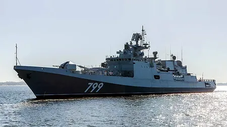 O fregată a Rusiei, Amiral Makarov, ar fi fost lovită de ucraineni cu rachete Neptun. Cum a reacționat Kremlinul